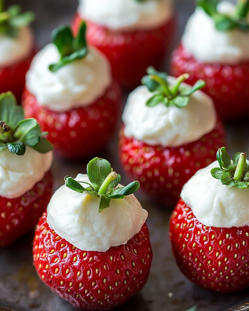 The BEST Deviled Strawberries: Perfect Party Finger Food