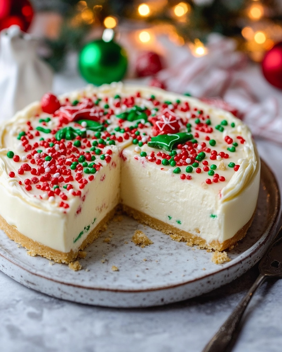 Christmas Sugar Cookie Cheesecake Recipe: Easy Holiday Dessert Idea