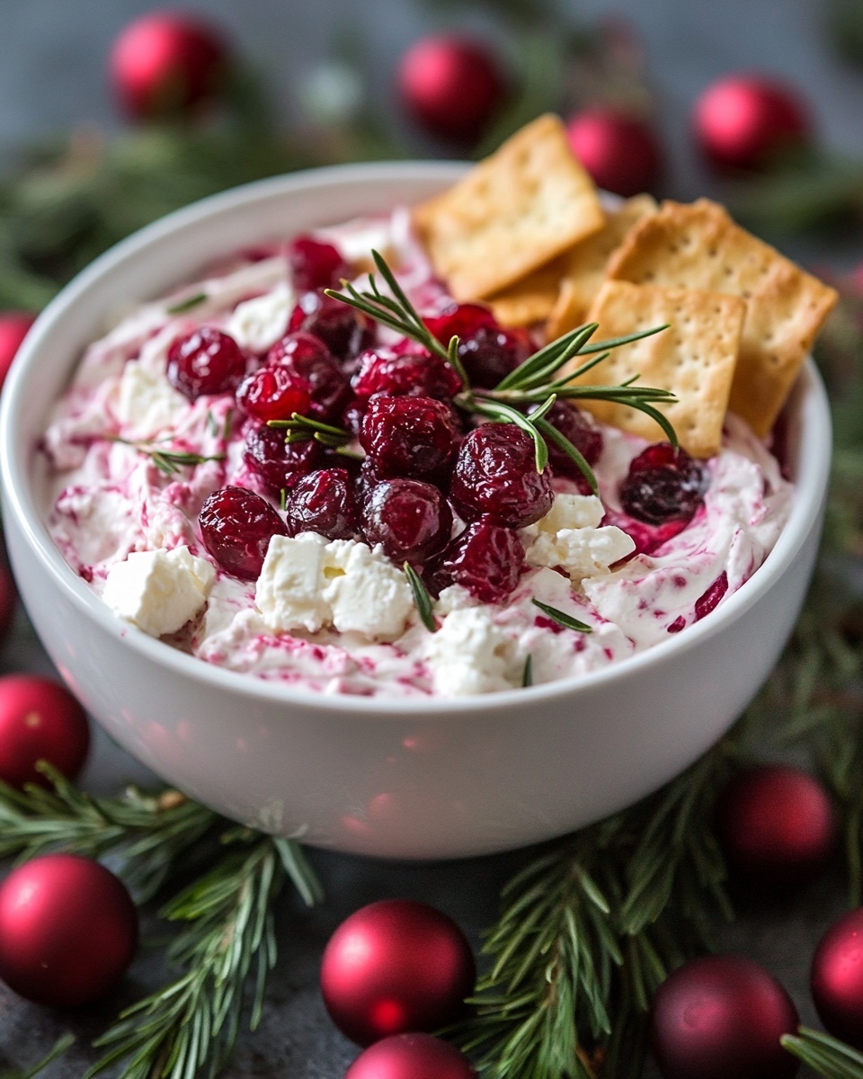 Cranberry Whipped Feta Dip: Festive Appetizer for Holiday Entertaining