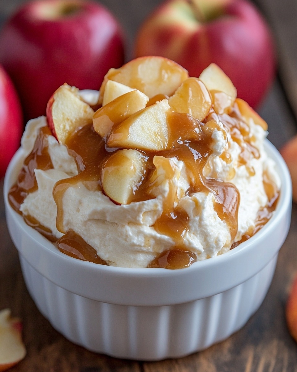 Easy Caramel Apple Cheesecake Dip for Fall Parties