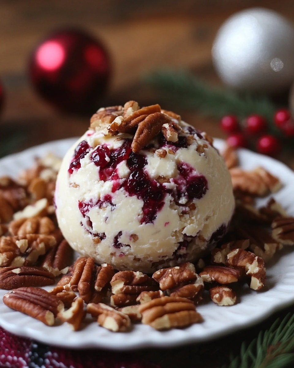 Easy Cranberry Pecan Cheese Ball Recipe: Holiday Appetizer & Party Food