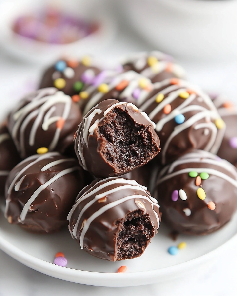 Easy No-Bake Brownie Bites Recipe