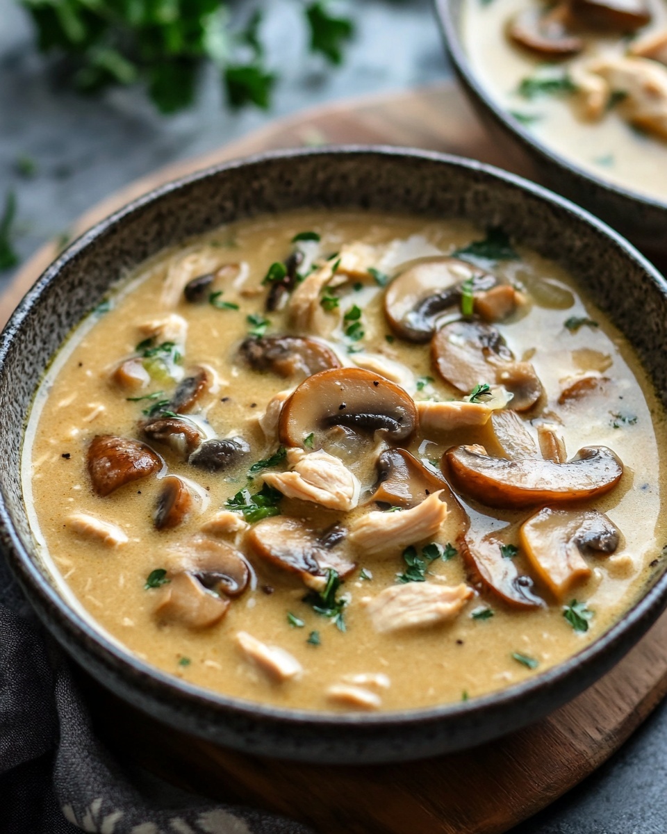 Healthy Chicken Mushroom Soup Recipe – Clean, Cozy & Nourishing