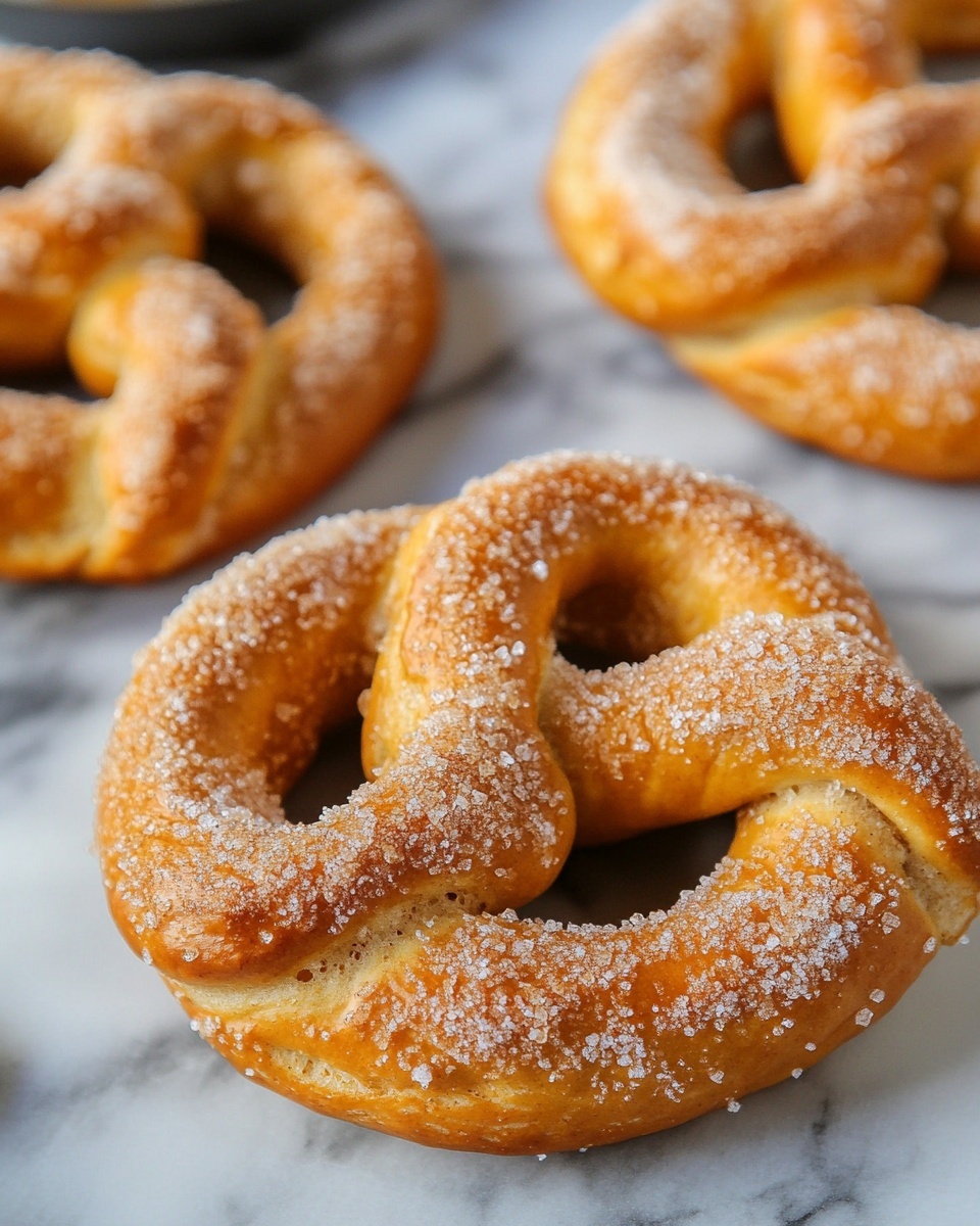 Homemade Cinnamon Sugar Soft Pretzels Recipe