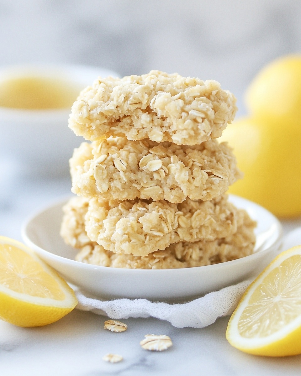 Lemon Oatmeal No-Bake Cookies: Easy & Healthy Summer Dessert