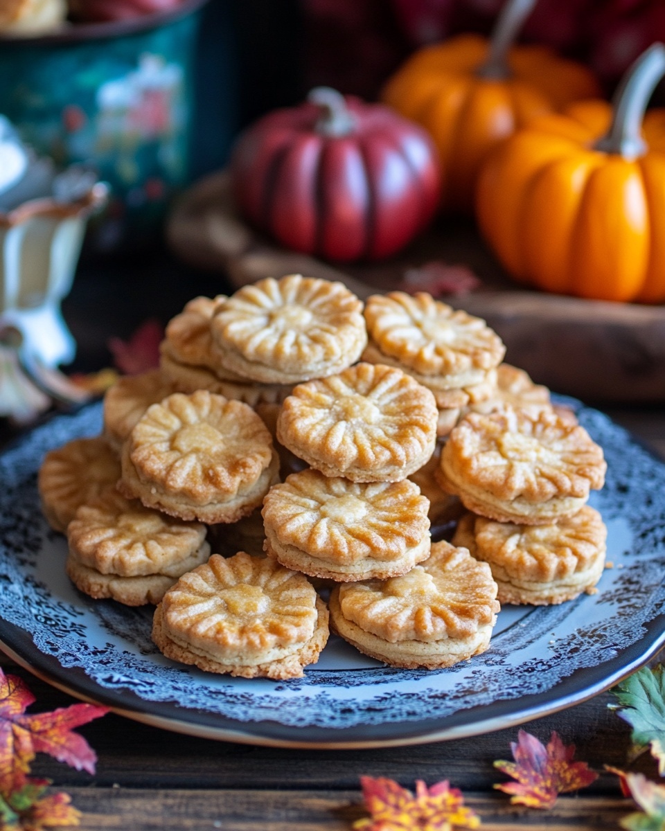Thanksgiving Pumpkin Pie Filling Cookies: Fall Shortbread Base