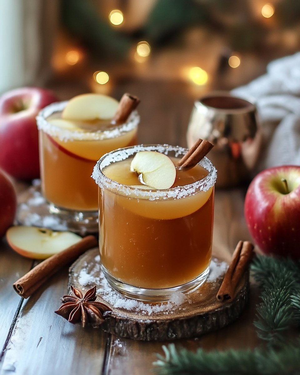 Vanilla Bourbon Apple Cider Cocktail (Cozy Fall & Winter Drink)