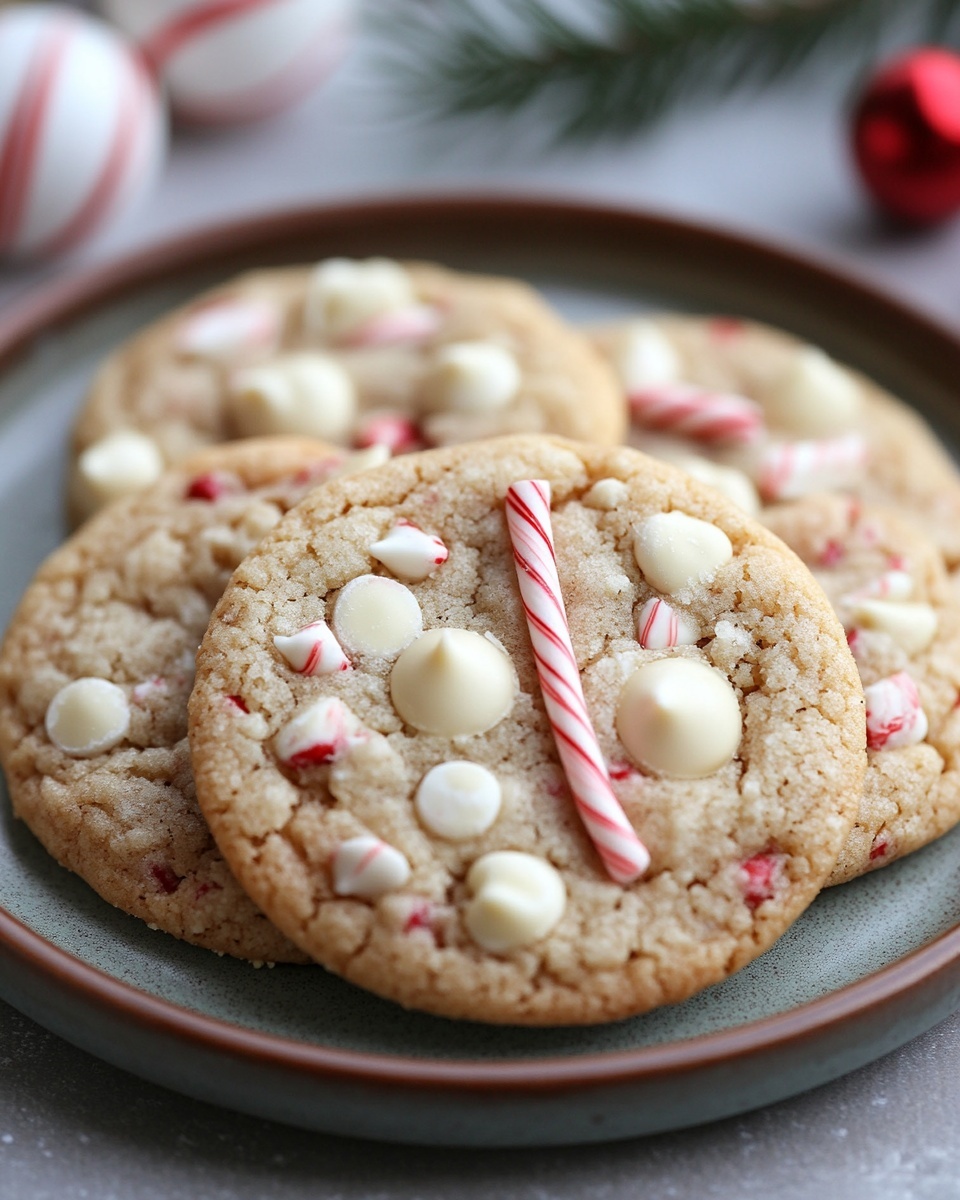 White Chocolate Peppermint Cookies – Easy Festive Holiday Dessert