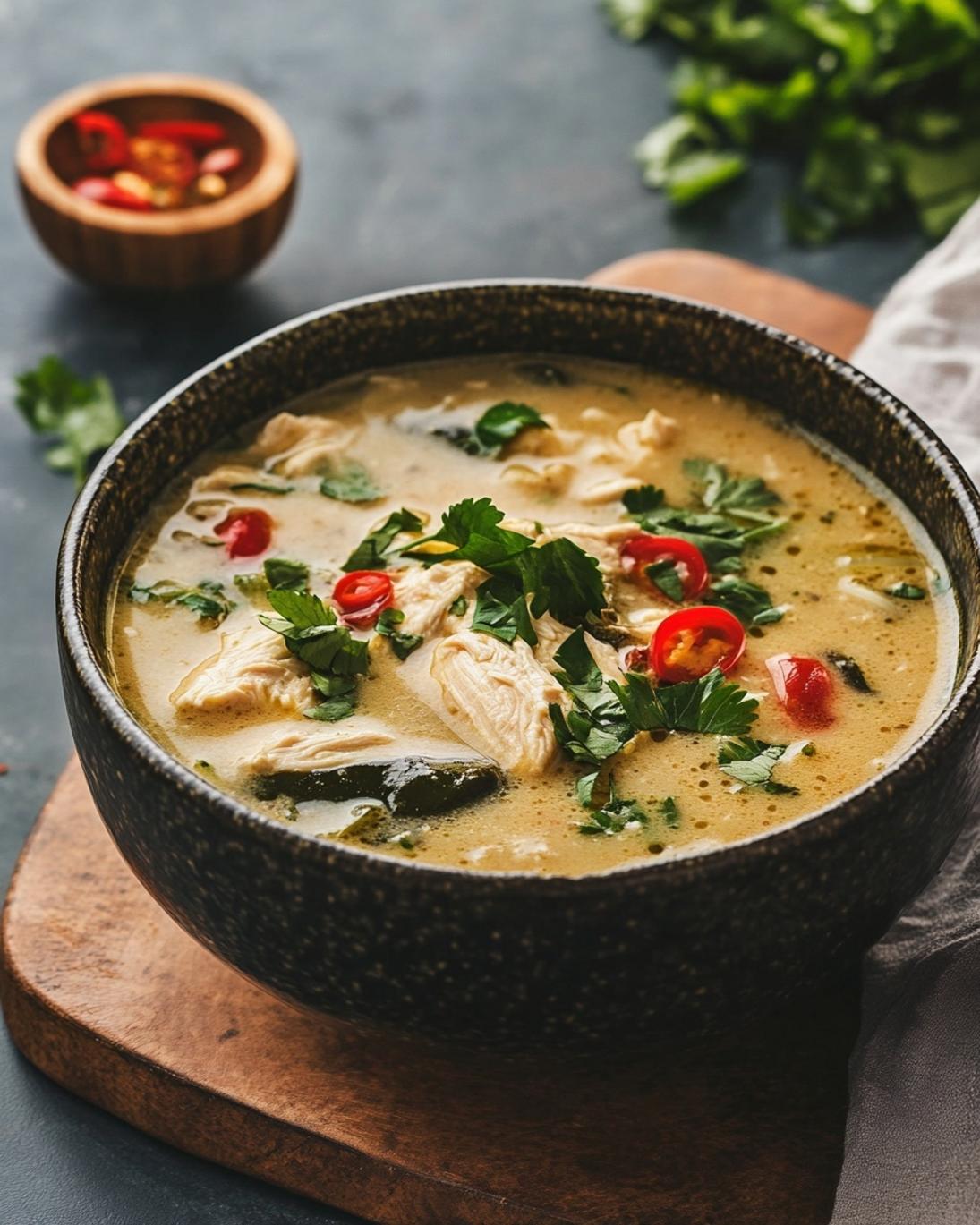 Chicken Poblano Soup Recipe