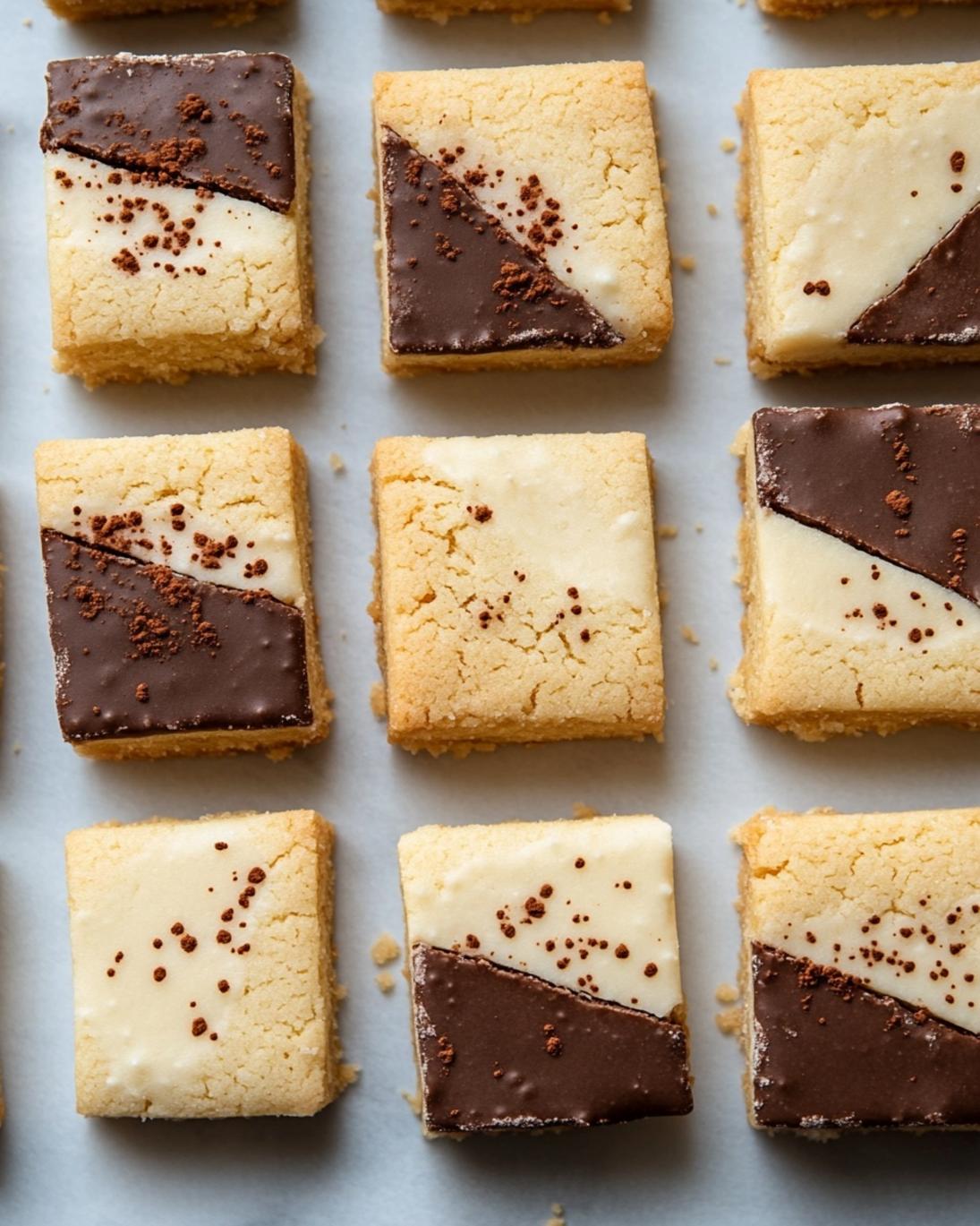 Classic Three Flavor Shortbread Cookies Recipe 3