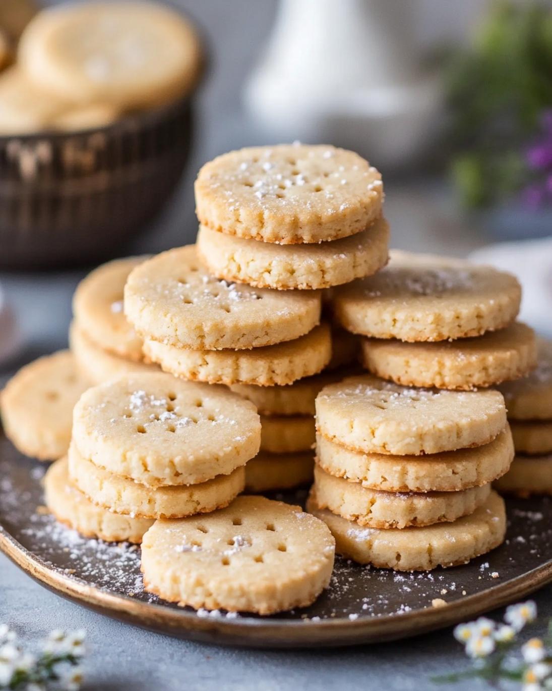 Easy Buttery Vanilla Shortbread Cookies Recipe 1