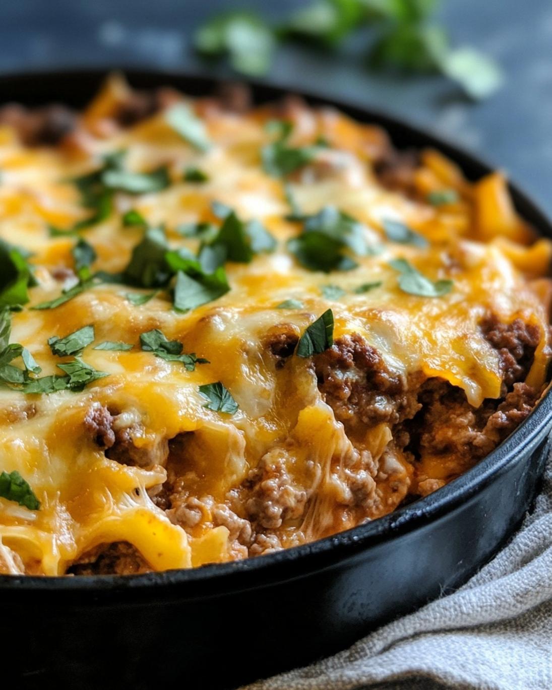 Easy Cheesy Ground Beef Hobo Casserole 1