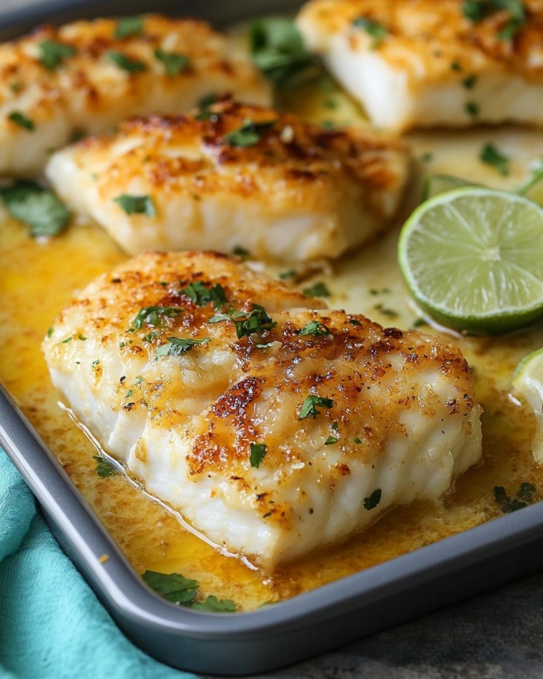 Garlic Butter Coconut Lime Fish Recipe 1