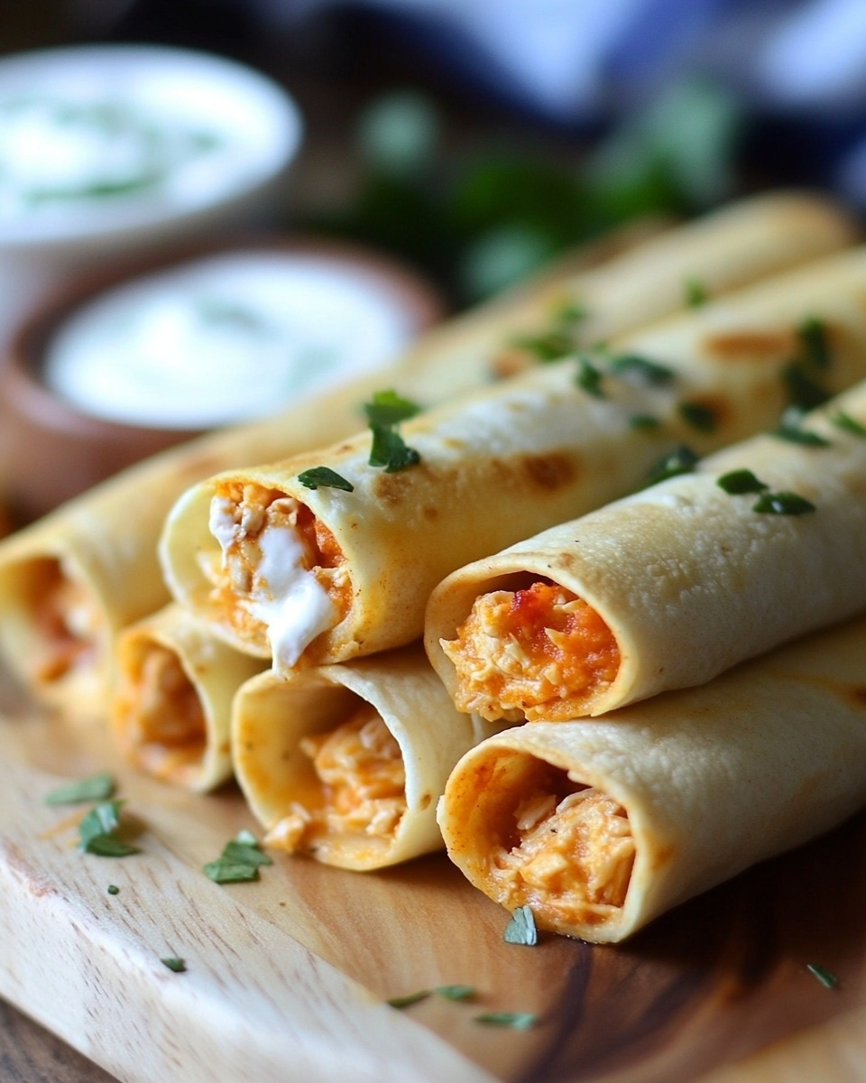 Buffalo Chicken Taquitos Recipe