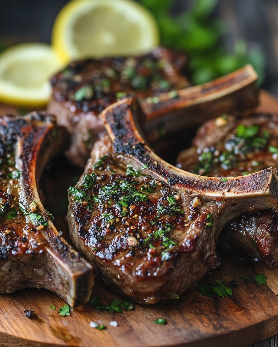 Garlic Herb Lamb Chops Recipe