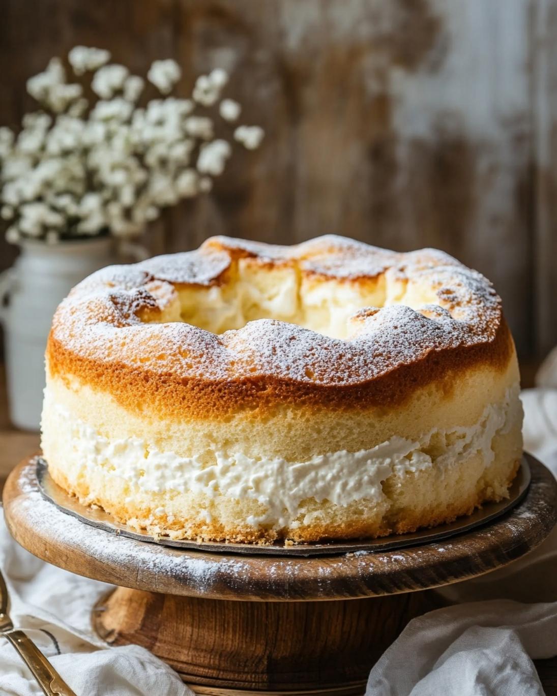 Light Fluffy Yogurt Cloud Cake Recipe 1