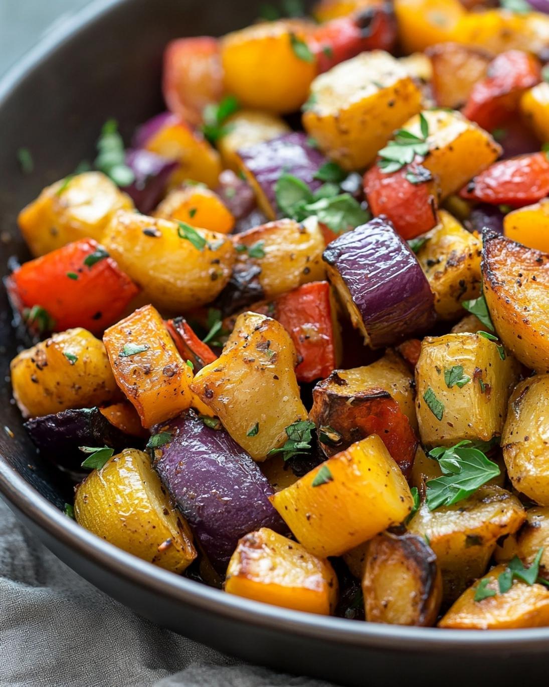 Roasted Maple Dijon Vegetables Recipe 1