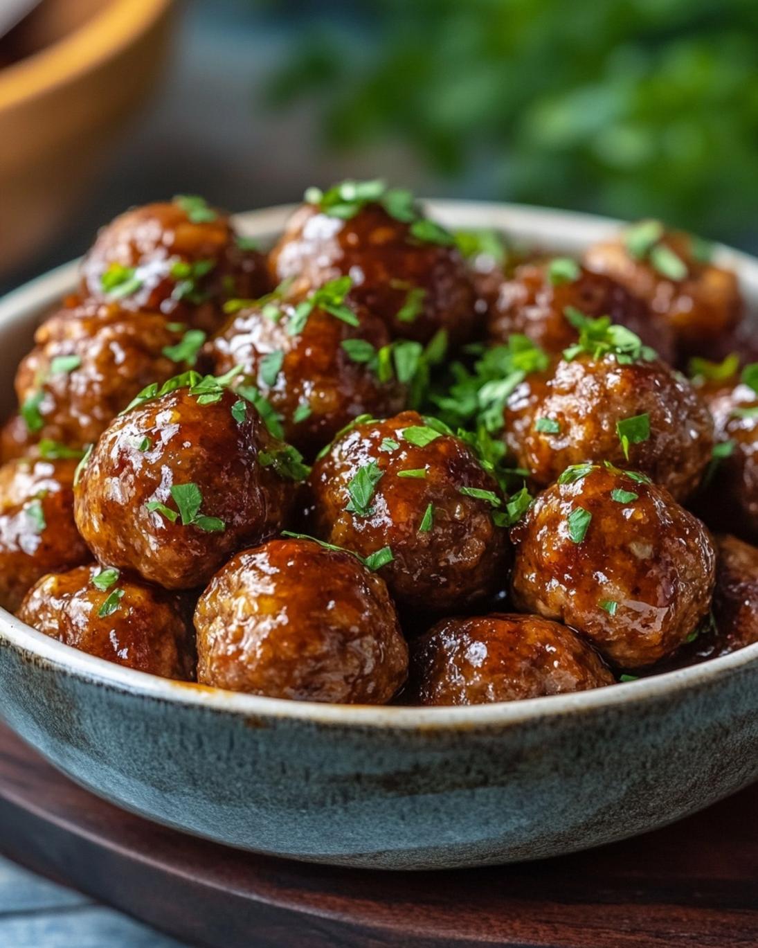Slow Cooker Bourbon Apple Butter Meatballs Recipe 5