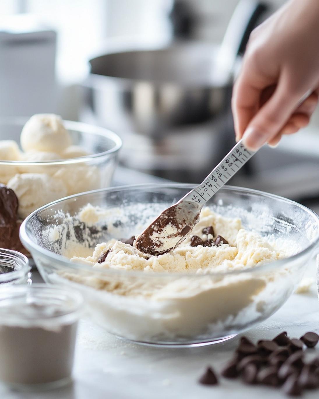 ingrediant of Best Chocolate Chip Shortbread Cookies Recipe