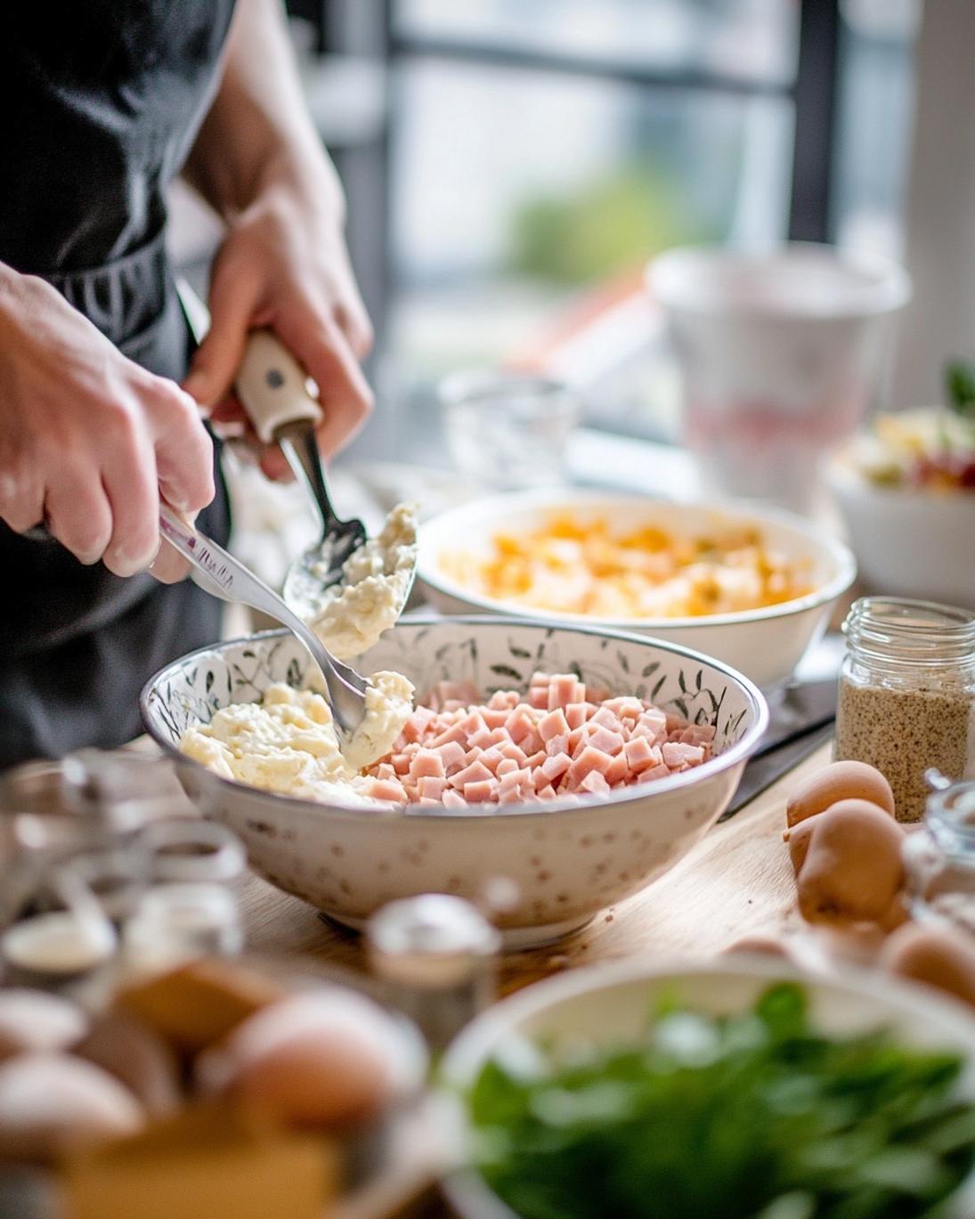 ingrediant of Creamy Ham Salad Recipe 2