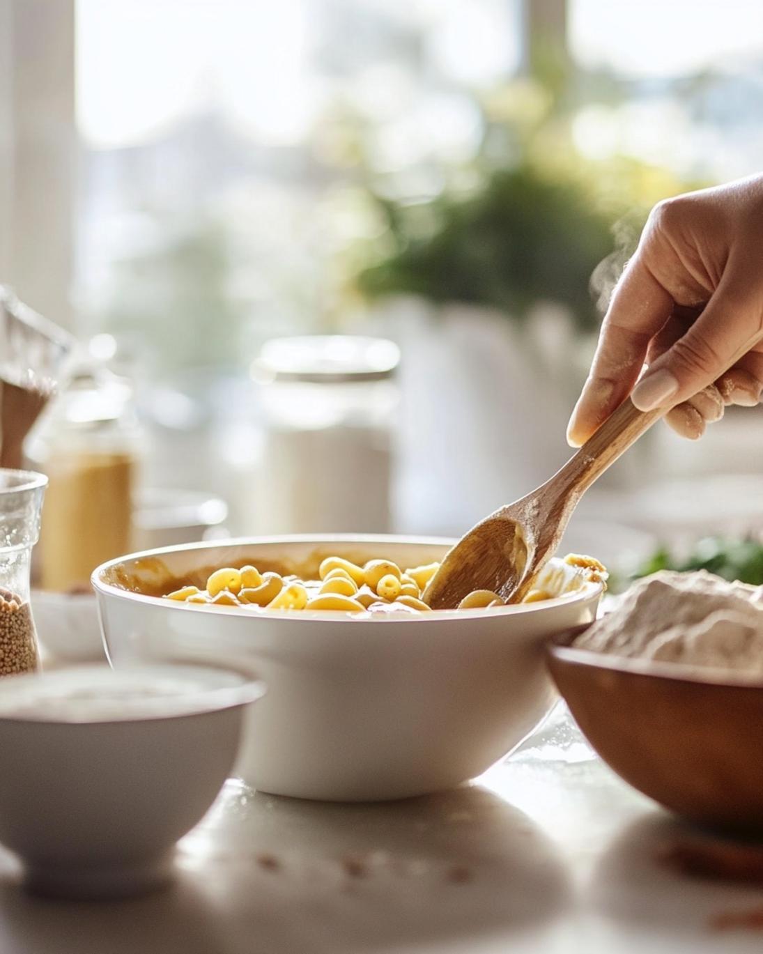 ingrediant of Creamy Mac Cheese Burger Soup Recipe 2