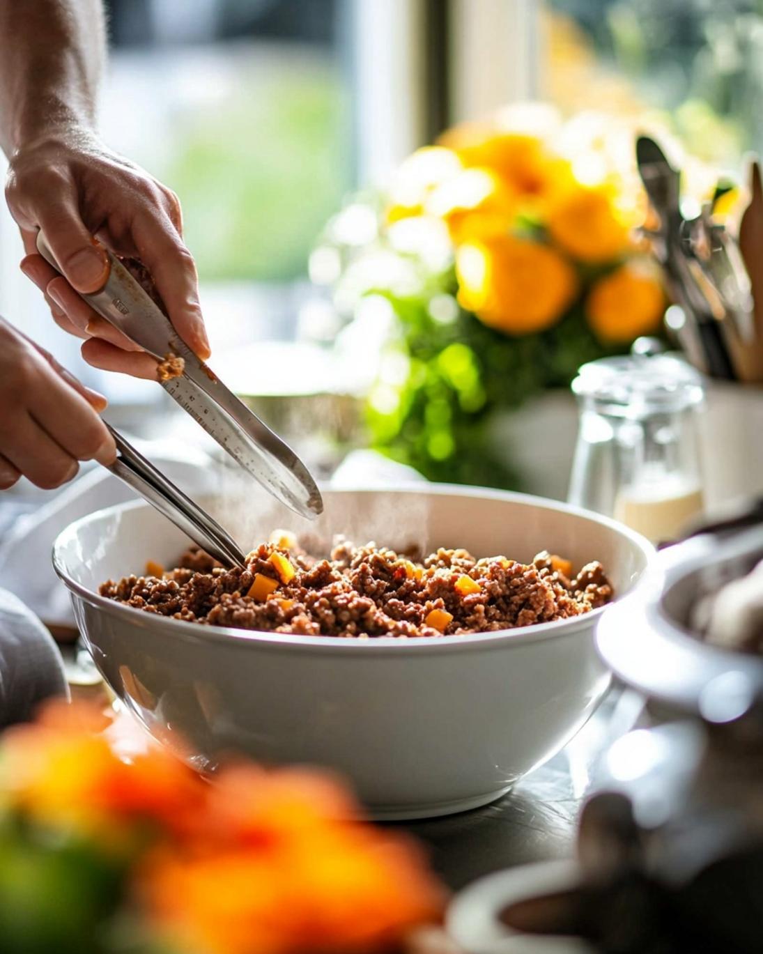 ingrediant of Easy Korean Ground Beef Bowls Recipe